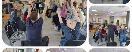 Zajęcia ruchowe z Panem Mariuszem